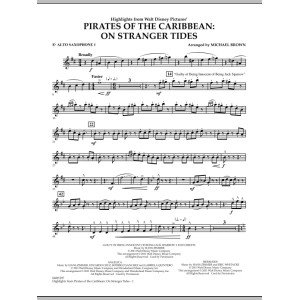 Highlights from Pirates Of The Caribbean: On Stranger Tides - Eb Alto Saxophone 1
