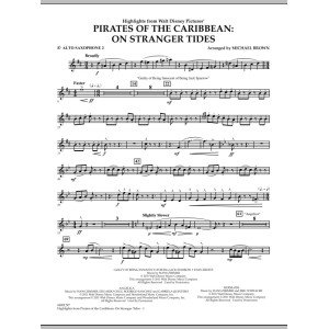 Highlights from Pirates Of The Caribbean: On Stranger Tides - Eb Alto Saxophone 2