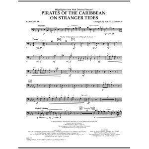 Highlights from Pirates Of The Caribbean: On Stranger Tides - Baritone B.C.