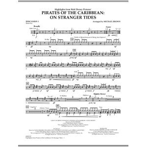 Highlights from Pirates Of The Caribbean: On Stranger Tides - Percussion 1