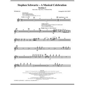 Stephen Schwartz: A Musical Celebration (Medley) - Tenor Sax