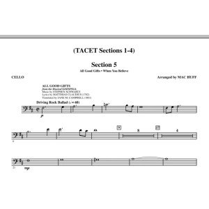 Stephen Schwartz: A Musical Celebration (Medley) - Cello