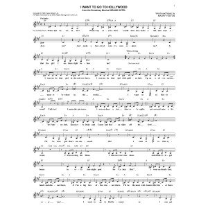 I Want To Go To Hollywood (from Grand Hotel: The Musical)