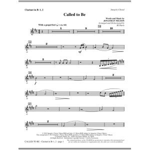 Called To Be - Clarinet 1 & 2