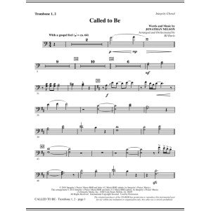 Called To Be - Trombone 1 & 2