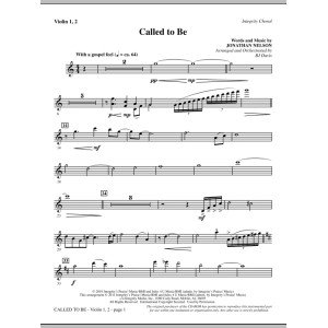 Called To Be - Violin 1, 2