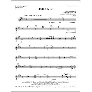 Called To Be - Alto Sax (sub. Horn)