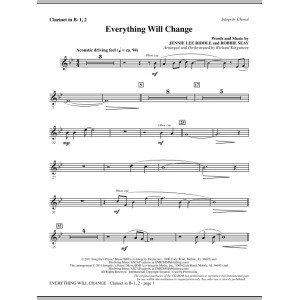 Everything Will Change - Klarinette 1 & 2