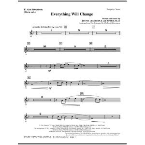 Everything Will Change - Altsaxophon (ersetzt Horn)