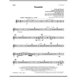 Thankful - Oboe