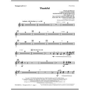 Thankful - Trumpet 2 & 3