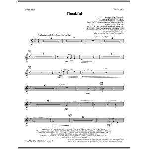Thankful - F Horn
