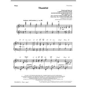 Thankful - Piano