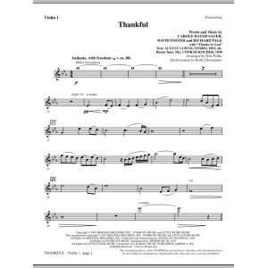 Thankful - Violin 1
