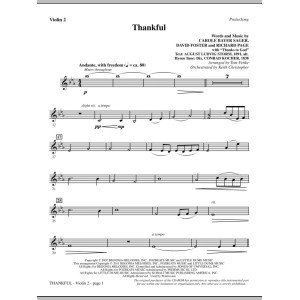 Thankful - Violin 2