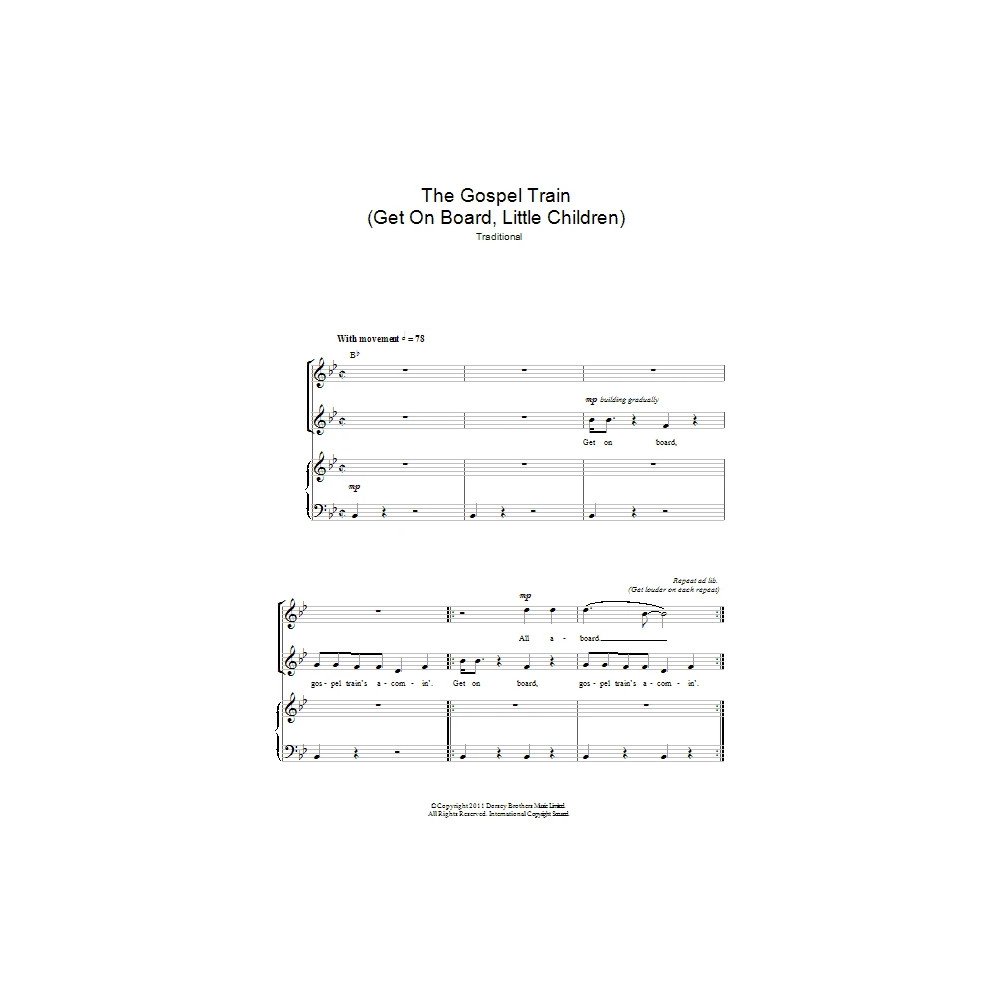 The Gospel Train (Get On Board Little Children) (arr. Rick Hein)