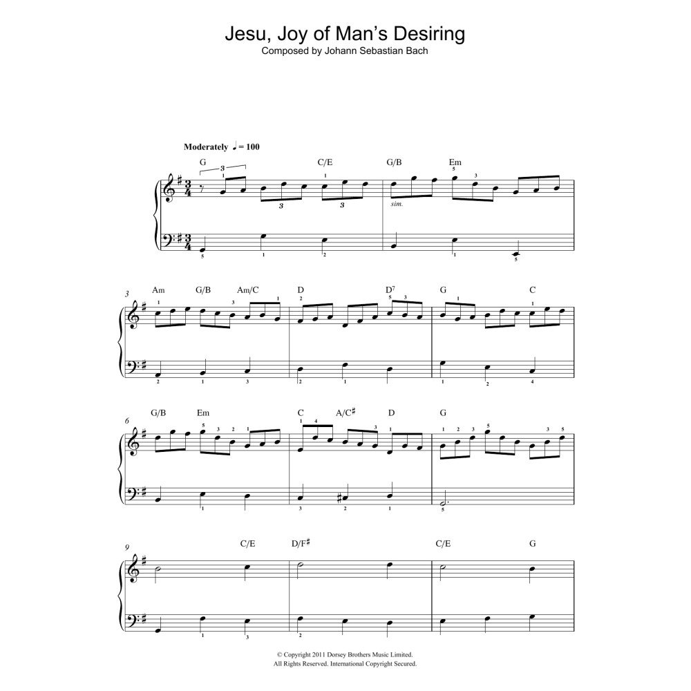 Jesu, Joy Of Man's Desiring