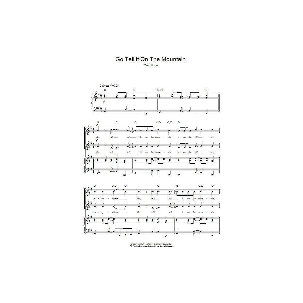 Go Tell It On The Mountain (arr. Rick Hein)