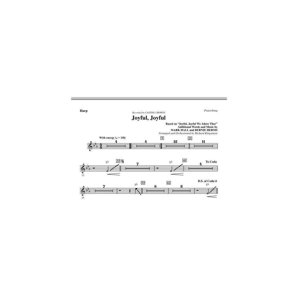 Joyful, Joyful - Harp