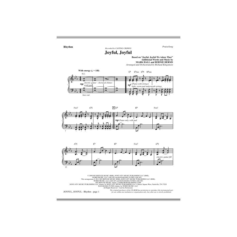 Joyful, Joyful - Rhythm