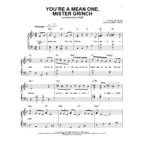 You're A Mean One, Mr. Grinch