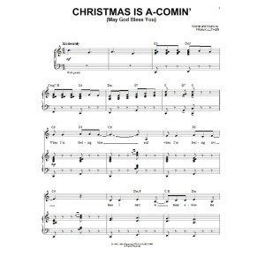 Christmas Is A-Comin' (May God Bless You)
