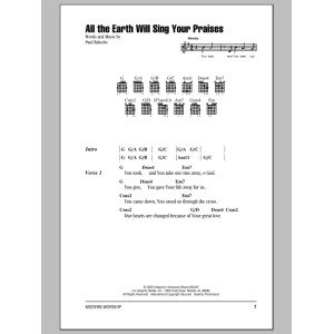 All The Earth Will Sing Your Praises
