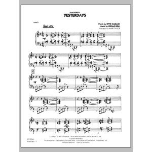 Yesterdays - Piano