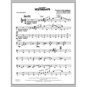 Yesterdays - Aux Percussion