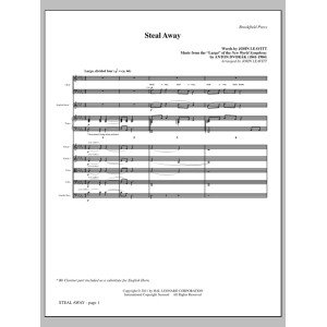 Steal Away (Steal Away To Jesus) - Full Score