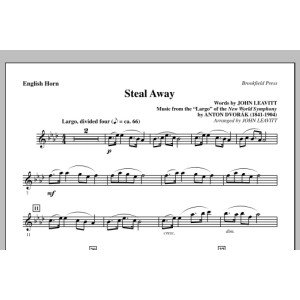 Steal Away (Steal Away To Jesus) - English Horn
