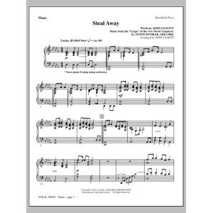 Steal Away (Steal Away To Jesus) - Piano
