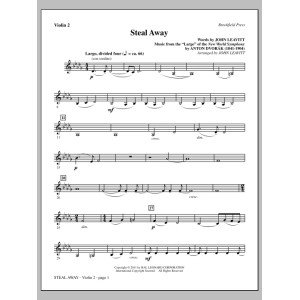 Steal Away (Steal Away To Jesus) - Violin 2