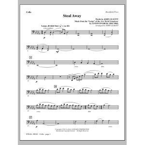 Steal Away (Steal Away To Jesus) - Cello