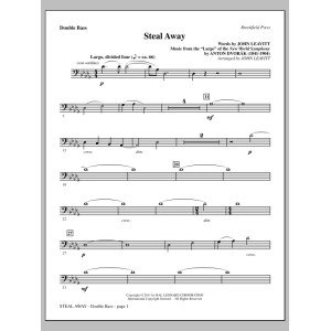Steal Away (Steal Away To Jesus) - Double Bass