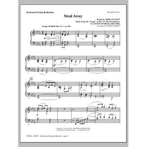 Steal Away (Steal Away To Jesus) - Keyboard String Reduction