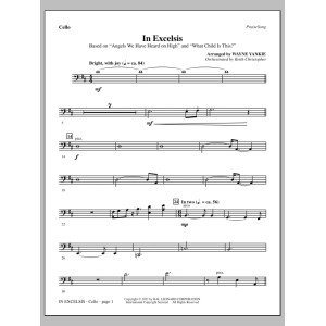 In Excelsis - Cello