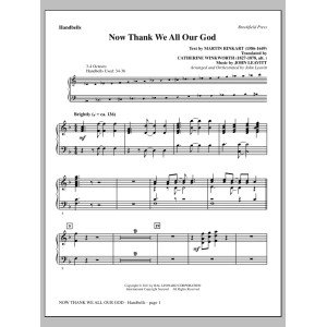 Now Thank We All Our God - Handbells