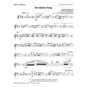 Revelation Song - Flute 1,2/Piccolo
