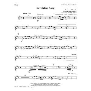 Revelation Song - Oboe
