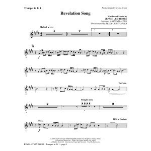 Revelation Song - Bb Trumpet 1