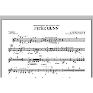 Peter Gunn - Violin 3 (Viola Treble Clef)