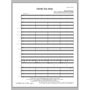 Glorify You Alone - Full Score