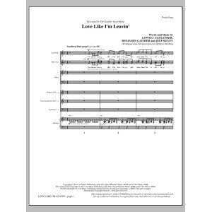 Love Like I'm Leavin' - Full Score