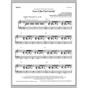 Love Like I'm Leavin' - Rhythm