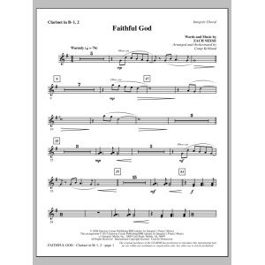 Faithful God - Clarinet 1 & 2