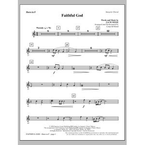 Faithful God - F Horn