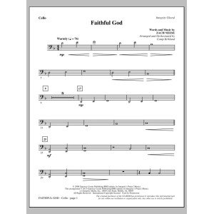 Faithful God - Cello