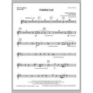Faithful God - Alto Sax (sub. Horn)