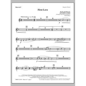 First Love - F Horn